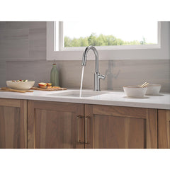 Single Handle Pull-Down Bar/Prep Faucet in Lumicoat Arctic Stainless | product photo
