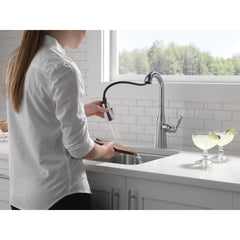 Stryke Pull Down Bar Faucet with Diamond Seal Technology and With Accessories in Arctic Stainless | product photo