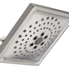 Rain Adjustable Shower Head with H2Okinetic Technology in Lumicoat Stainless | product photo