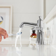 Joleena Widespread Bathroom Faucet with Drain Assembly in Chrome | product photo