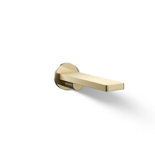 Composed Wall-Mount Tub Spout in Vibrant French Gold