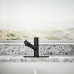 Kohler Crue Pull-Out Kitchen Sink Faucet, Pull-Out Laundry Faucet with Three-Function Sprayhead in Matte Black | product photo