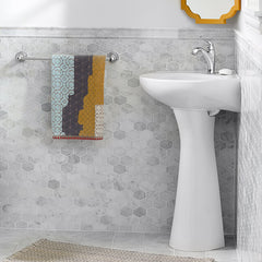 Cornice 18.5'' White Vitreous China U-Shaped Bathroom Sink with Overflow | product photo