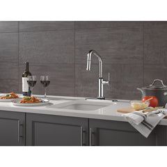 Touch2O Bar / Prep Faucet with Touchless Technology in Lumicoat Chrome | product photo