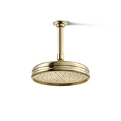 8" Round Rainhead, 1.75 GPM in Gold
