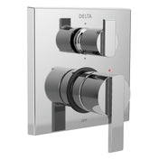 Ara Angular Modern Monitor 14 Series Pressure Balance Valve Trim in Chrome