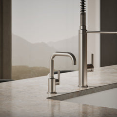 Kohler Purist Beverage Faucet in Vibrant Stainless | product photo