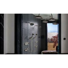 Kohler Statement Iconic Dual Shower Arm in Vibrant Brushed Bronze | product photo