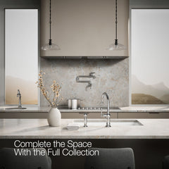 Kohler Artifacts Bar Faucet with Swing Spout and BerrySoft, MasterClean, and ProMotion | product photo
