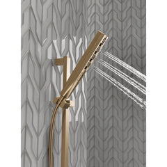Tetra H2Okinetic Handheld Shower Head with Slide Bar, Hand Shower, Hand Held Shower with Hose in Gold | detail photo