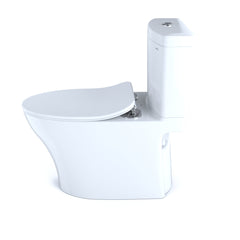 Aquia® IV Two-Piece Elongated Dual Flush 1.28 and 0.9 GPF Toilet in Cotton White | product photo