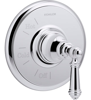 Artifacts Rite-Temp Valve Trim with Lever Handle in Polished Chrome