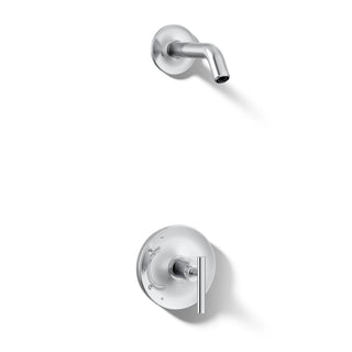 Purist Rite-Temp Shower Valve Trim with Lever Handle, Less Showerhead in Polished Chrome