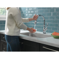 Leland Pull Down Sprayer Touch Kitchen Sink Faucet, Touch Control Kitchen Faucet in Chrome | product photo