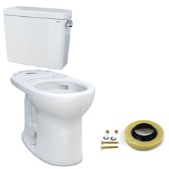 1.28 GPF (Water Efficient) Round Two-Piece Toilet (Seat Not Included) in Cotton | product photo
