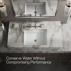 Kohler Purist Widespread Faucet with Drain Assembly Low Lever Handles and Low Gooseneck Spout | product photo