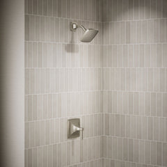 Riff Pressure-Balancing Shower Faucet Trim in Vibrant Brushed Nickel | product photo