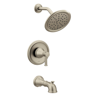 Belfield Tub and Shower Faucet Trim with Lever Handle and Posi-Temp in Brushed Nickel