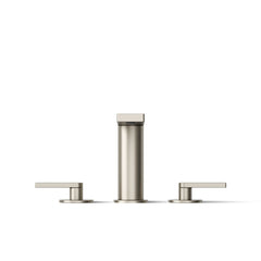 Kohler Composed Double Handle Deck Mounted Roman Tub Faucet Trim with Diverter in Vibrant Brushed Nickel | product photo