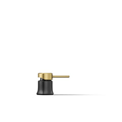 Kohler Occasion 2.25" W x 3.38" H Bathroom Faucet Handle in Matte Black/Gold | product photo