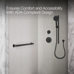 Kohler Components In Grab Bar in Matte Black | product photo