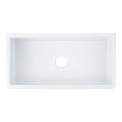 Grigham 34" L Farmhouse / Apron Kitchen Sink in White | product photo