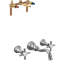 Weymouth Widespread Bathroom Faucet in Polished Chrome | product photo