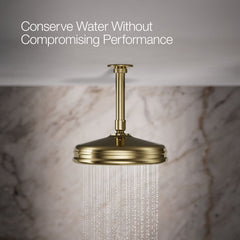 8" Round Rainhead, 1.75 GPM in Gold | product photo