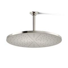 Contemporary Round 14" Rainhead with Katalyst Air-Induction Spray, 2.5 Gpm in Vibrant Polished Nickel | product photo