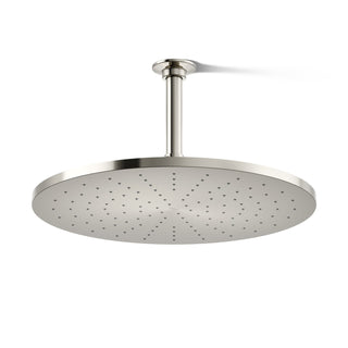 Contemporary Round 14" Rainhead with Katalyst Air-Induction Spray, 2.5 Gpm in Vibrant Polished Nickel