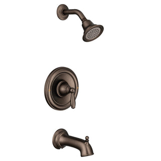 Brantford Tub and Shower Faucet with Rough-in Valve and Posi-Temp in Oil Rubbed Bronze