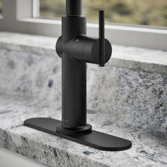 Crue Touchless Pull-Down Kitchen Sink Faucet with Voice Activation and Three-Function Sprayhead | detail photo