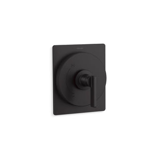 Castia Rite-Temp Valve Trim in Matte Black