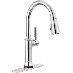 Renaldi Touchless Kitchen Faucet with Touch Technology, Chrome Kitchen Sink Faucet, ProClean Kitchen Faucet, Pull Down Kitchen Faucet, Lumicoat Chrome | product photo