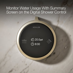 Anthem Duo Two-Outlet Shower Digital Control in Bronze | product photo