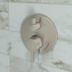 Ecostat HG S Pressure Balance Diverter Faucet Trim with Lever Handle in Brushed Nickel | product photo