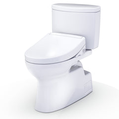 WASHLET+® Vespin® II 1G® Two-Piece Elongated 1.0 GPF Toilet and WASHLET+® S5 Bidet Seat, Cotton White - MW4743446CUFG#01 | product photo