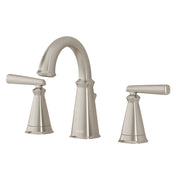 Edgemere 2-handle Bathroom Faucet with Drain Assembly in Brushed Nickel