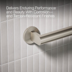 Kohler Components Grab Bar in Vibrant Brushed Nickel | product photo