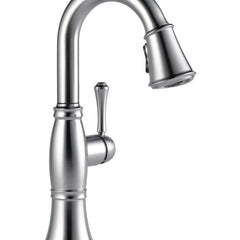 Cassidy™ Bar Faucet with Pull Down Sprayer in Lumicoat Arctic Stainless | product photo