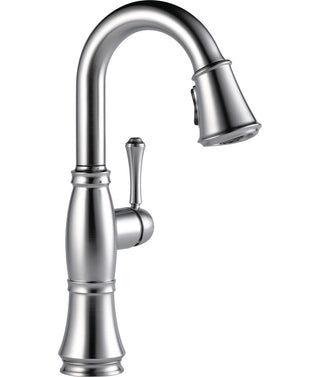 Cassidy™ Bar Faucet with Pull Down Sprayer in Lumicoat Arctic Stainless