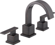 Vero Widespread Bathroom Faucet 3 Hole, 2-handle Bathroom Sink Faucet with Drain Assembly in Oil Rubbed Bronze