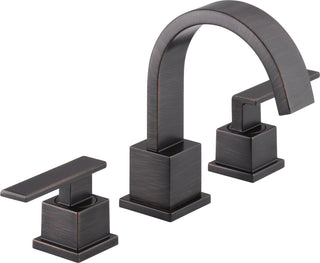 Vero Widespread Bathroom Faucet 3 Hole, 2-handle Bathroom Sink Faucet with Drain Assembly in Oil Rubbed Bronze