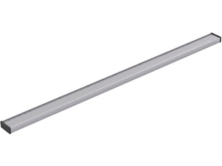 Linear Grid Shower Drain in Bright Silver