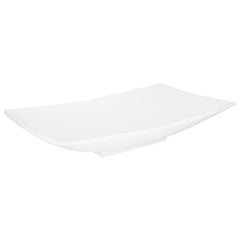 25" Violette Matte Finish Resin Vessel Sink in White | product photo