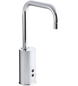Touchless Vessel Faucet, Gooseneck, Insight Technology, Less Drain in Polished Chrome