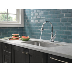 Leland Pull Down Sprayer Touch Kitchen Sink Faucet, Touch Control Kitchen Faucet in Chrome | product photo