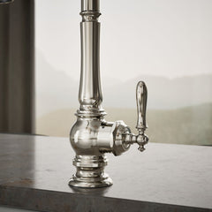 Kohler Artifacts Touchless Pull Down Kitchen Sink Faucet with Three-Function Sprayhead | detail photo
