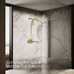 Kohler Purist 2-In-1 Multifunction Shower Combo Kit, Showerhead and Handshower, Three Spray Settings | product photo