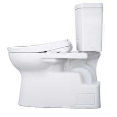 WASHLET 1 GPF Elongated Floor Mounted Two-Piece Toilet (S7A Bidet Seat Included) in Cotton | product photo
